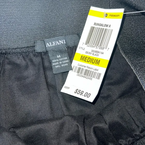 Alfani Black‎ Knee-Length A-Line Skirt - Image 3