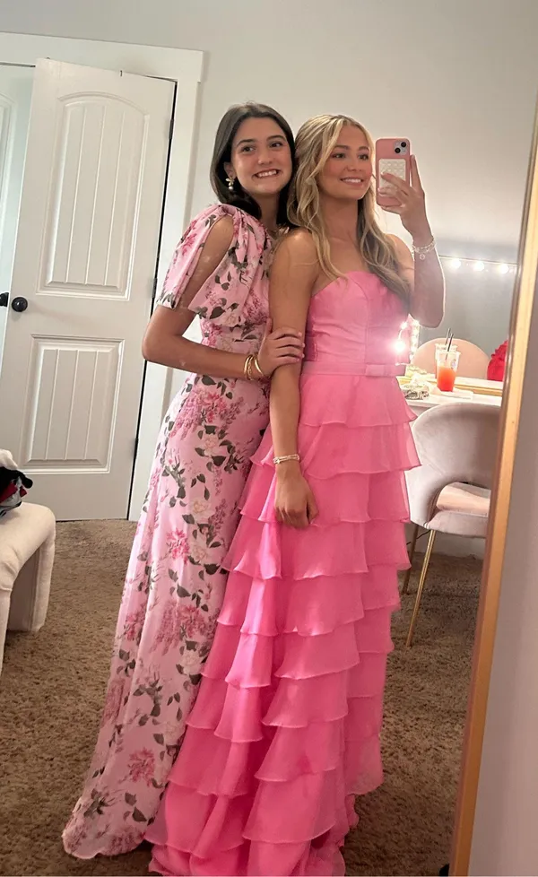 Pink prom dress Size 2 - Image 3