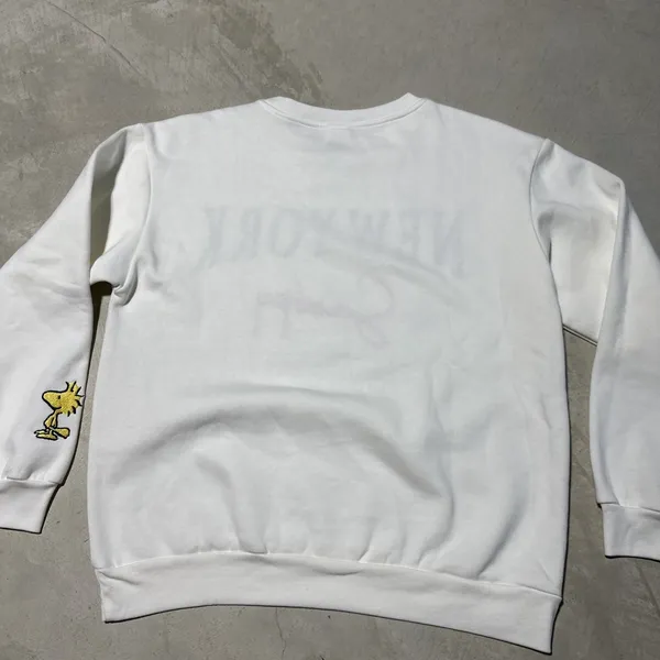 Peanuts Snoopy New York NY Women's Embroidered Sweatshirt SZ XL Pullover Graphic - Image 11