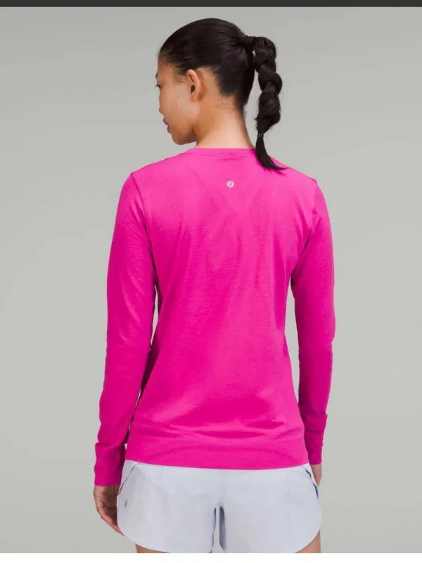 New With Tags Lululemon Swiftly Relaxed Long Sleeve Sz 8 - Image 3
