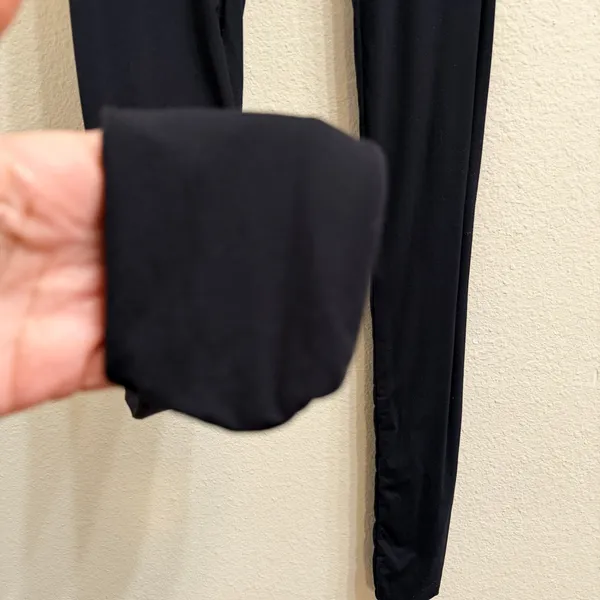 Naked Wardrobe Closed Toe Pantyhose Leggings Black Size Small - Image 4