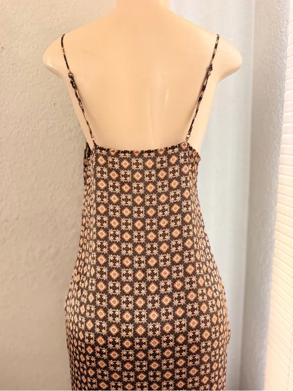 Zara women’s. Dress size medium Floral Patchwork Maxi Dress bohemian , western - Image 9
