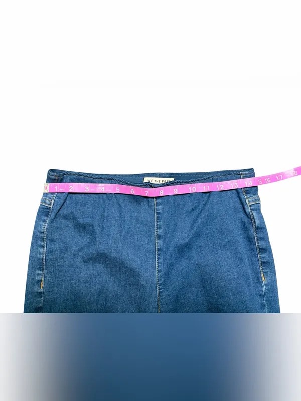 Free People We The Free Penny Pull-On Flare Jeans Size 28 - Image 6