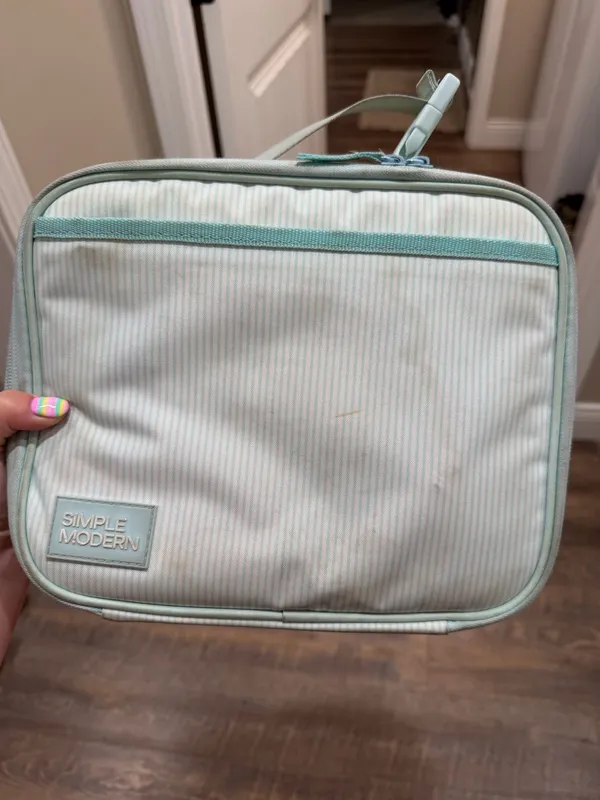 Simple modern backpack and lunchbox Green Size undefined - Image 3