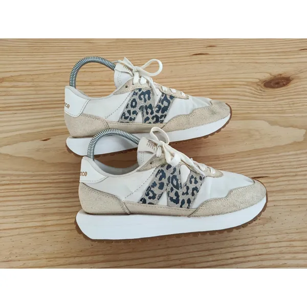 Authentic New Balance 237 Sea Salt Leopard Women Sneakers – Slightly Used - Image 9