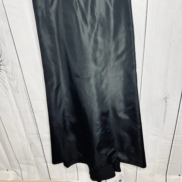 Lazaro Y2K Black Layered Taffeta Evening Gown Dress Sz 4 Sleeveless USA - Image 4