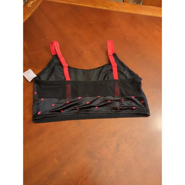 Women's Satin Black/W Hearts key Underwear - Auden 2X - Image 11