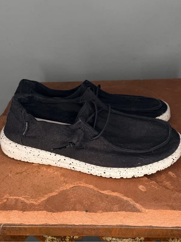Hey Dude Black Wendy Shoes - Image 3