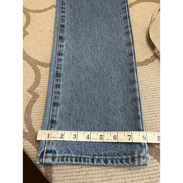Abrand A ’99 Low Straight Jeans 90s Y2K Low Rise Blue Denim Size 29 Style 72468 - Image 10
