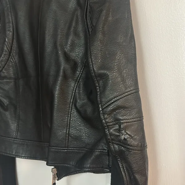 MOVING SALE BCBGeneration Faux Fur Leather Moto Jacket - Image 7
