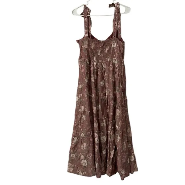 Altar'd State Floral Print Fit & Flare Midi Dress(Size Large) - Image 4