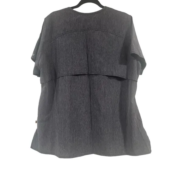 ✨HP✨Carhartt Women's Multi-Pocket V-Neck Medical Scrub Grey Sz XL Top✨ - Image 4