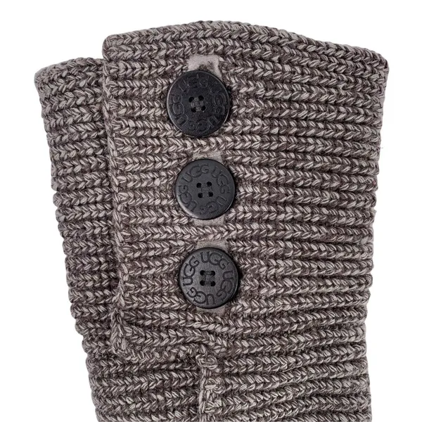 UGG Classic Cardy Knit Boots Gray Women’s Size 6 - Image 5