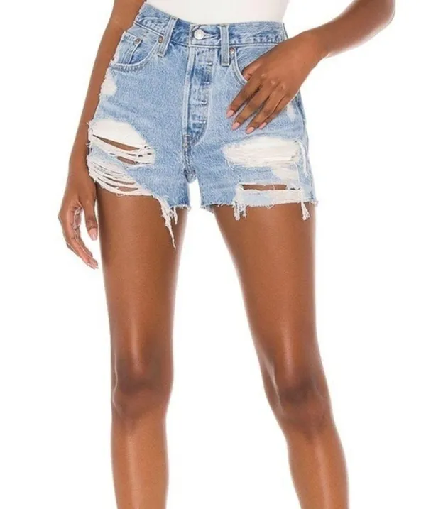Revolve Levi’s 501 cut offs - Image 2
