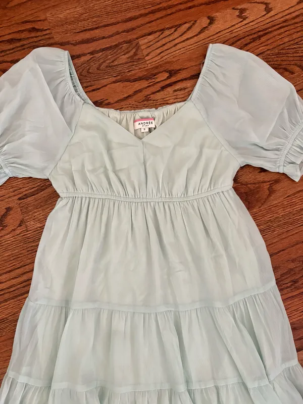 Boutique green mini dress - Image 2