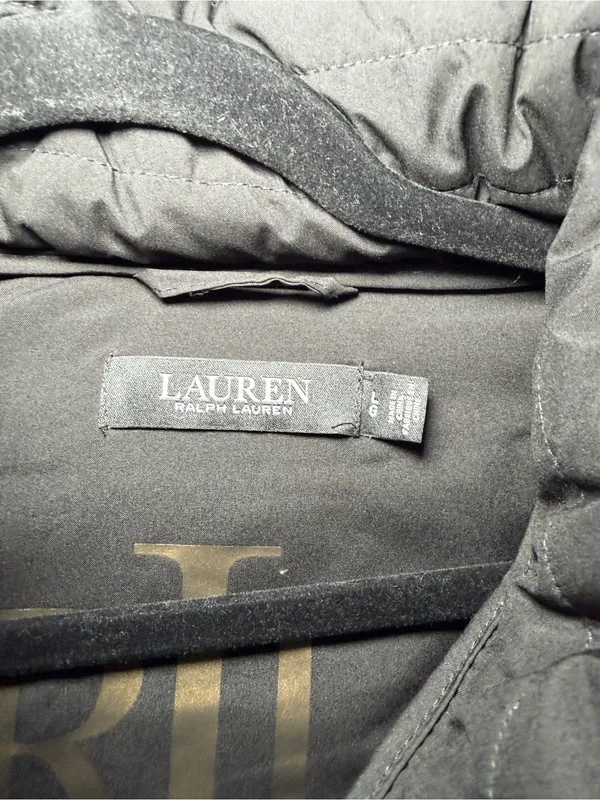 Lauren Ralph Lauren Black Quilted Puffer Coat - Image 3