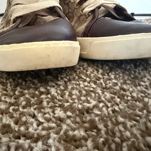 Michael Kors City Lace-Up Sneakers for Women Size 7.5 M Brown - Image 5