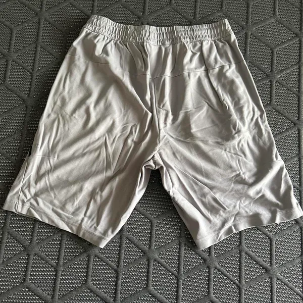 Men’s Size M Gray Shorts with black side stripes - Image 2
