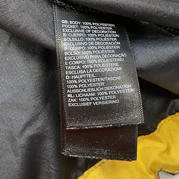 The North Face‎ Windbreaker Jacket M WindWall Graphic Collection Yellow/Black - Image 6
