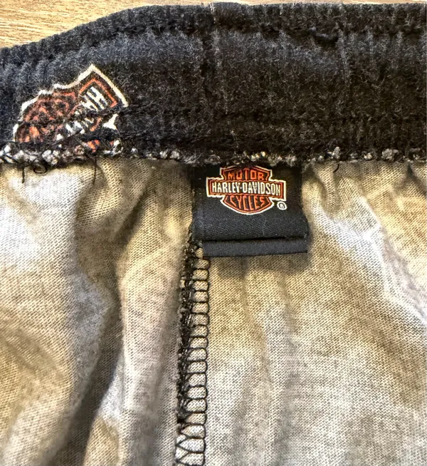 Harley-Davidson Logo Print Pajama Lounge Pants Ralph Marlin Men’s Medium - Image 4