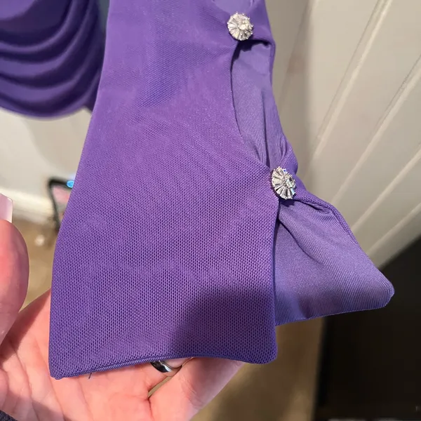 Oh Polly Purple Long sleeve Dress - Image 4