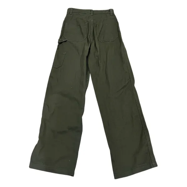 H&M Divided Women's Wide-Leg Trousers Green Size 0 Casual Pants - Image 5