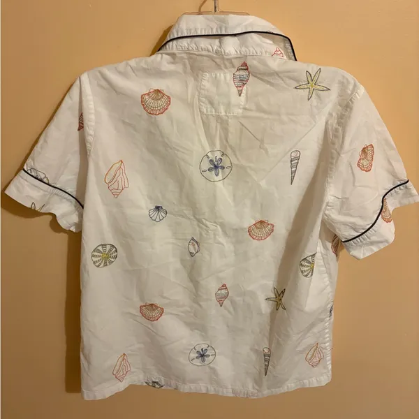Printfresh Embroidered Shells Short PJ Set - Image 7