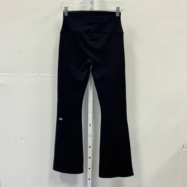 Alo Yoga High Waist Airbrush Bootcut Flare Leggings Black Size Small Yoga Pants - Image 4