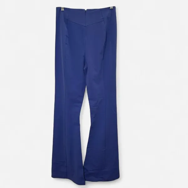 Free People Y2K Indie Flare Slit Pants Blue Violet Size XS - Image 3