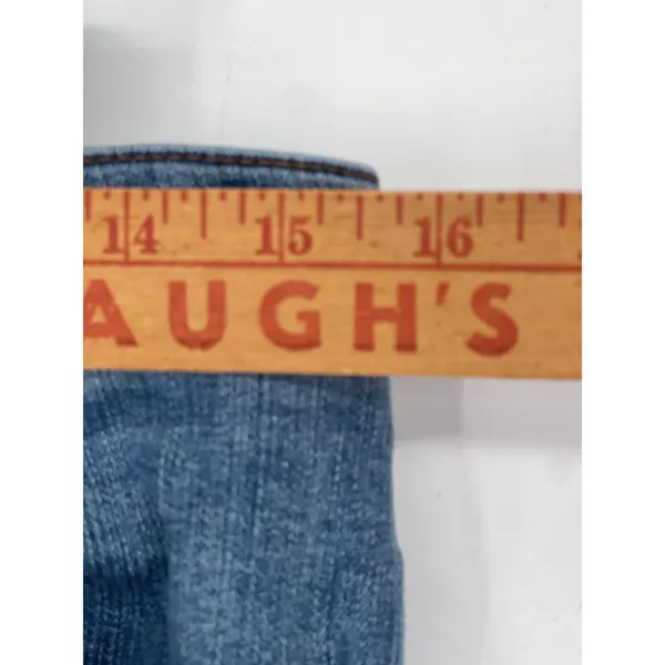 STS Blue Women Skinny Jeans Size 31 Medium Wash Raw Hem High Rise Stretch Denim - Image 7