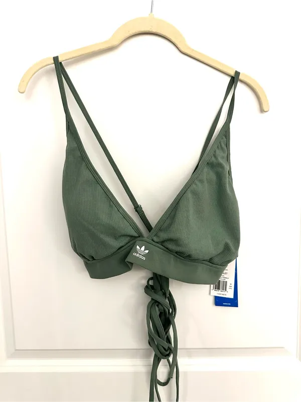 Adidas‎ Bralette Strappy Cross Back Green NWT XL - Image 4