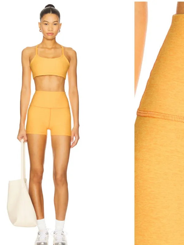 Beyond Yoga Spacedye All For Run Shorts in Mango Pop Heather S - Image 2