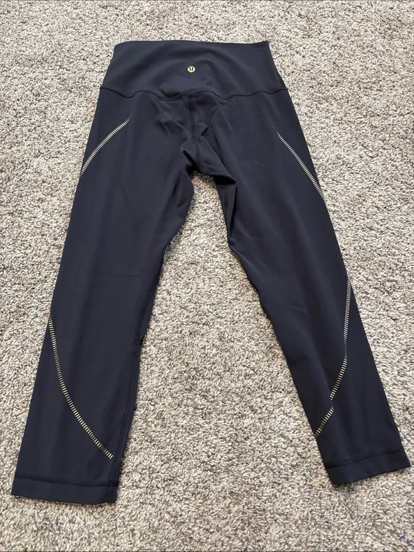 Lululemon Align High-Rise Crop 21" *Gold size 6 - Image 4