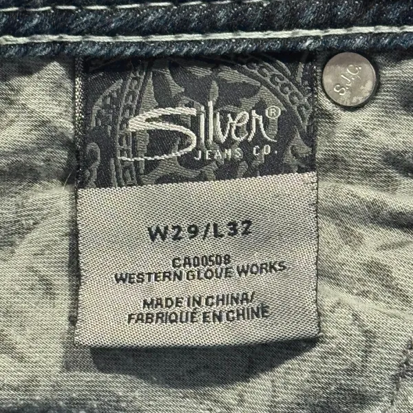 Silver Jeans Suki Bootcut Y2K Retro Western Casual Minimalist Classic Blue 29 - Image 3