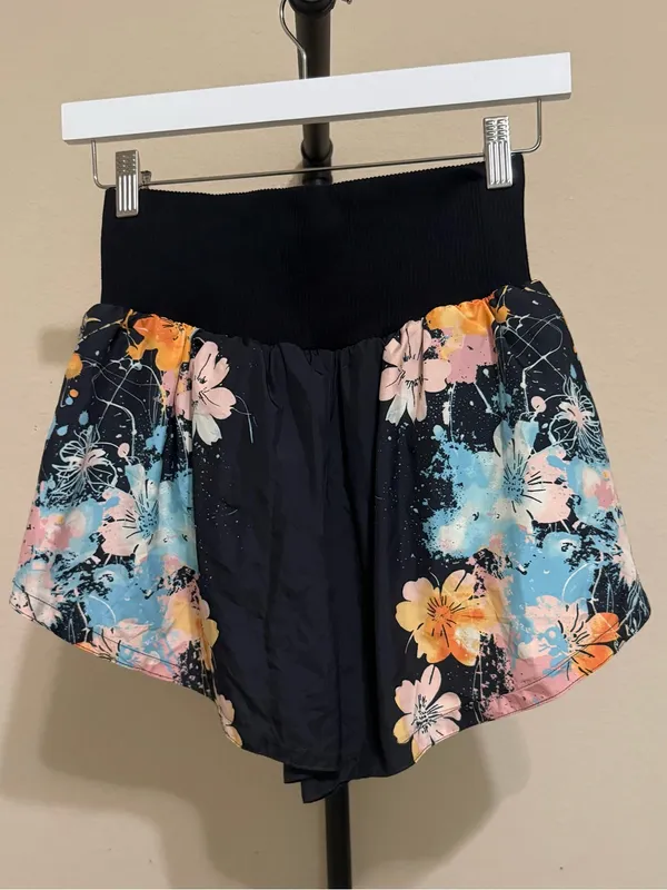 NWOT Free People Movement Carpe Diem Printed Shorts - Image 6