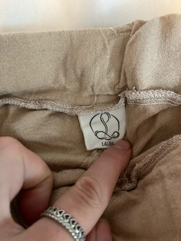 Brown linen pants - Image 7