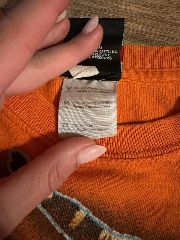 WWE baby tee Orange Size XXS - Image 4