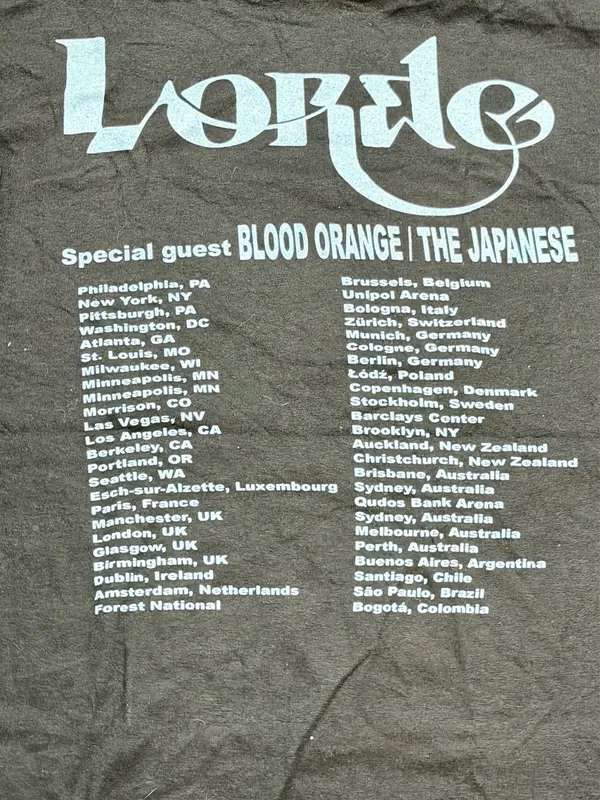Lorde Ultrasound World Tour Graphic Tee - Image 4