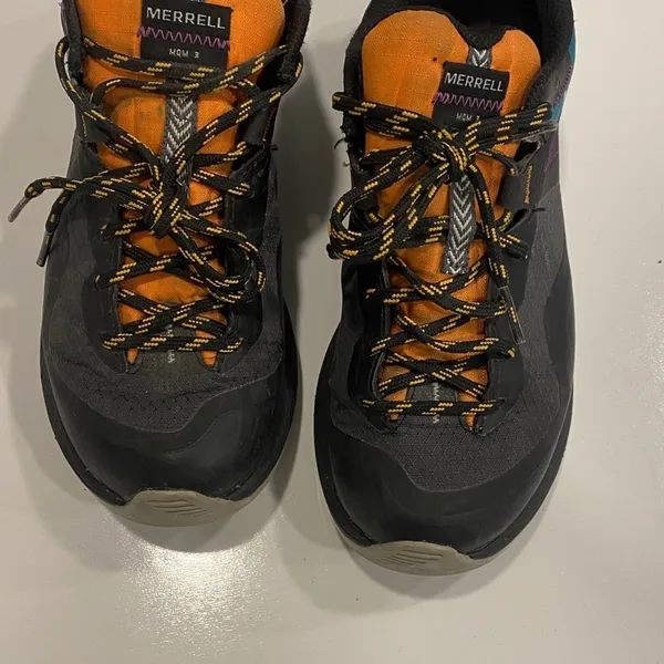 Merrell Women's MQM 3 Gore-Tex Black and Teal Trail Running Shoes - 6 - Image 4