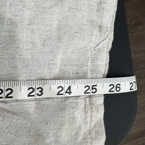 Audrey 3+1 S Small Jumpsuit Bibbed Overall Linen Cropped Sleeveless Boho Coastal - Image 10
