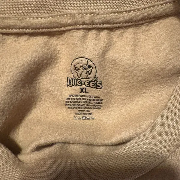 Buc-ee's Leopard Print Graphic Sweatshirt XL and Jogger Lounge pants L Set - Image 5