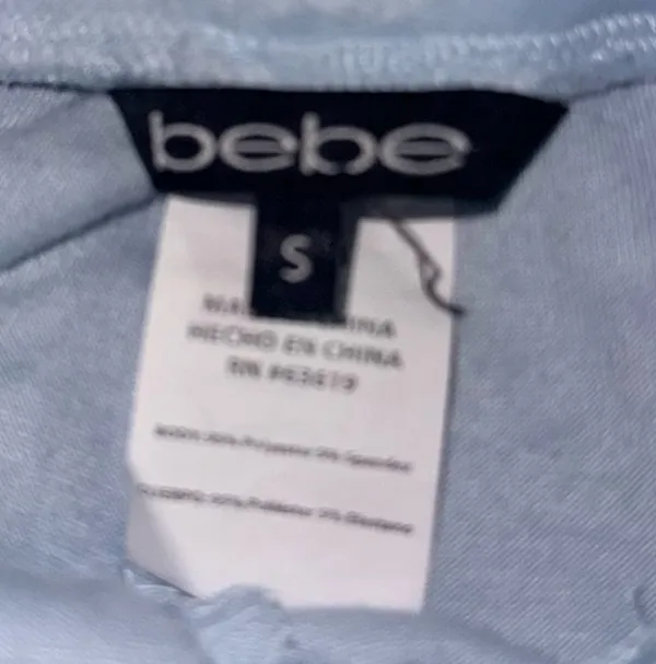 Bebe Shorts Rhinestone Logo Booty - Image 4