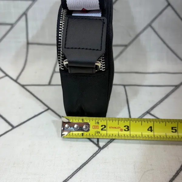 Brighton Crossbody Bag Small Black Heart Webbed Strap Camera‎ Bag - Image 4