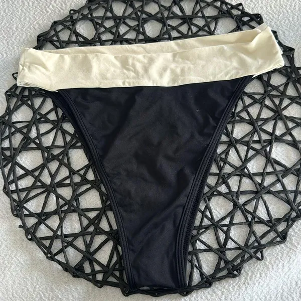 LSPACE Lola Bitsy High-Waisted Bikini Bottoms, Size Medium, $99 - Image 9