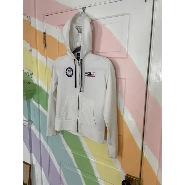 Polo Ralph Lauren Official Outfitter USA Olympic Team Rio 2016 Zip Hoodie M - Image 4