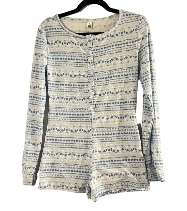 Holiday Long-Sleeve One Piece Pajama - Image 2