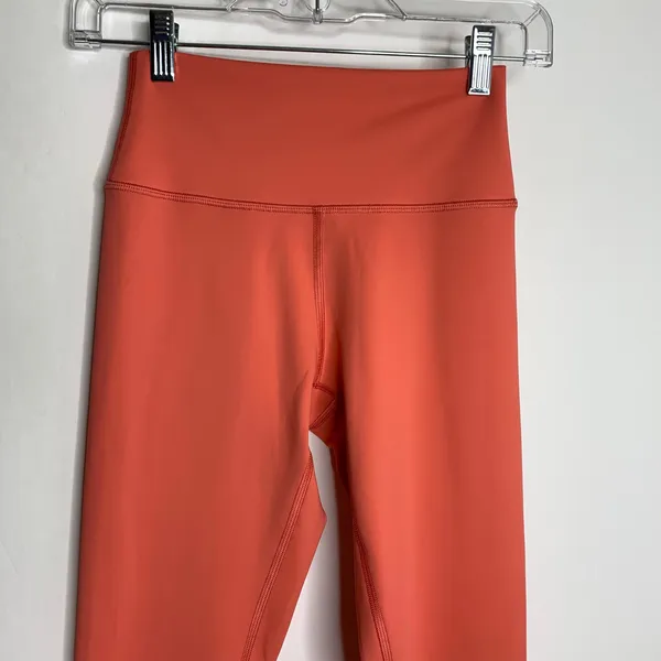 Alo Yoga 7/8 High-Waist Airbrush Legging Coral Small Womens Athletic - Image 9