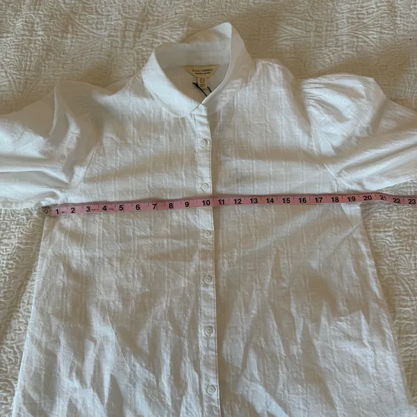 Seasalt Cornwall Hope Cottage Organic Cotton Blouse White NWT NEW 6 - Image 8