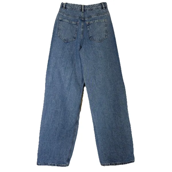 Garage Women's Size 25 Wide Leg Ample Baggy High Rise Jeans‎ 90s Grunge Hip Hop - Image 5
