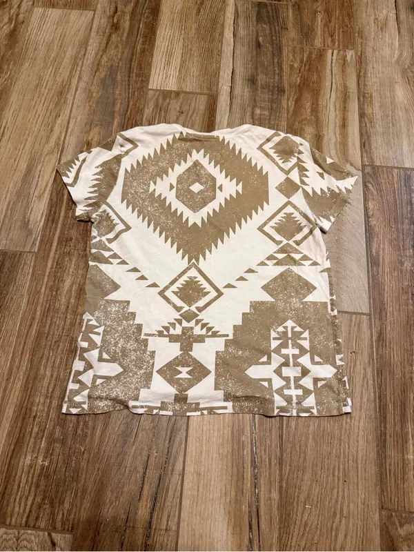 Polo Ralph Lauren Logo Aztec Print T-Shirt - Image 3